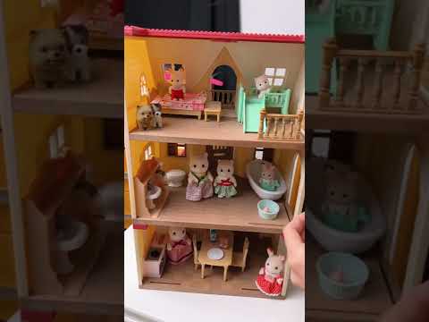 ASMR montando casinha Sylvanian families #shorts