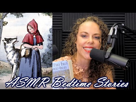 ASMR Bedtime Stories ♥ Reading "Little Red Cap" to Help You Sleep, Ear to Ear Soft Spoken, Corrina