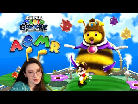 ASMR 🌌 Playing Super Mario Galaxy but in ASMR! 🌌 Close Up Whispering 🐝