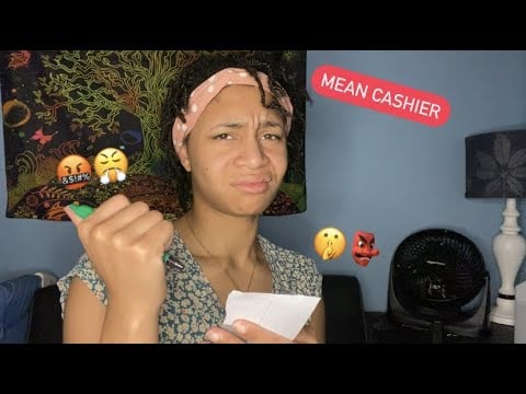 ASMR - Rude Cashier (Alyssa)