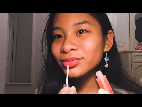 ASMR Lipgloss Application - Collaboration with Flower Asmr