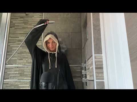 [Teri ASMR] showering hoodie sounds🧼 