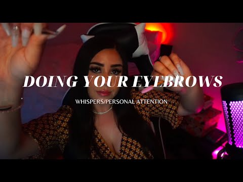 [ASMR] | Personal Attention - BESTFRIEND plucks your eyebrows!