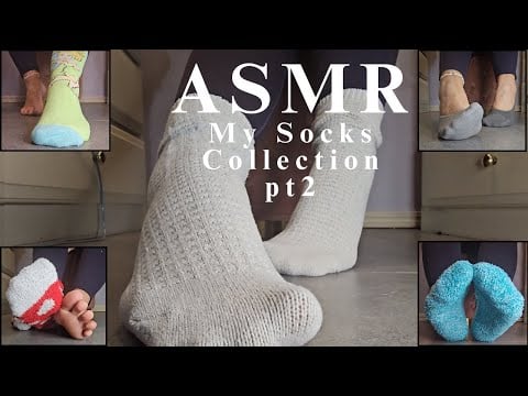 ASMR| Trying on socks in my collection!|GRWM Nyx!| Part2