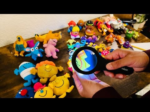 ASMR: Inspecting your Retro Happy Meal Toys