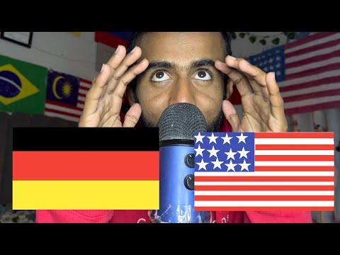 ASMR USA 🇺🇸 Vs German 🇩🇪 
