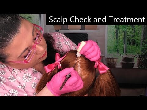 ASMR Scalp Check and Treatment (Scalp Massage, Whispering) Pediatrician, Medical Roleplay