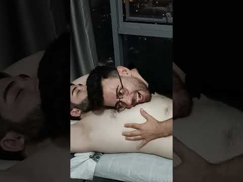 ASMR CHEST SPORTS BODY MASSAGE #chest #asmr #shortvideo #sleep #massage #relaxationmassage  #relax