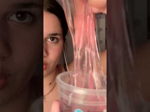 asmr mouth sounds con slime