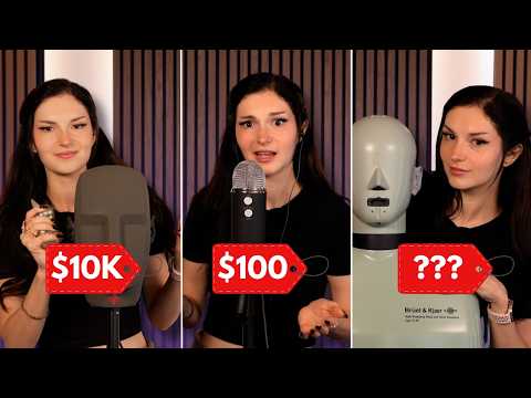 $100 vs $10K vs $100K ASMR Microphone Comparison