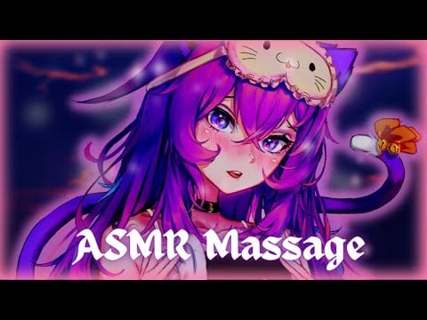 ASMR | Late night oil massage with gentle talking💞