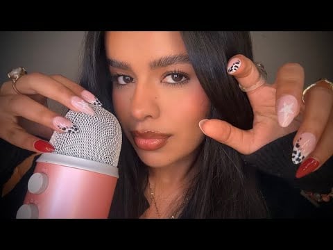ASMR~ Wet Mouth Sounds w/ Mic Scratching (brain melting) 