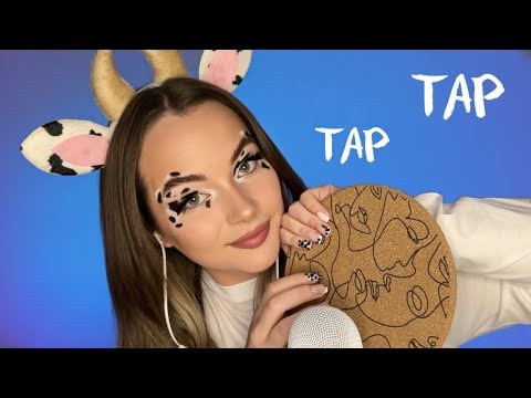 ASMR COWGIRL tapping & scratching (no talking)