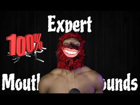 ASMR Expert Mouth Sounds at 100% Sensitivity (Hand Movements)