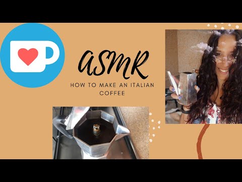 ☕ASMR☕ HOW TO MAKE AN ITALIAN COFFEE + buy me one on #Kofi (ITA sub ENG)