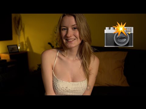 Girl Showing You Her Camera Collection