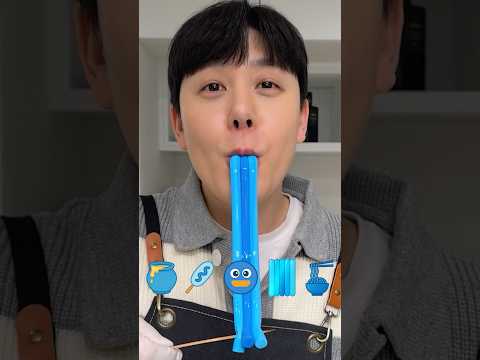 Random Blue food MUKBANG🥶 #shorts