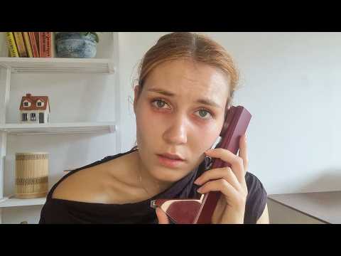 ASMR  tired mom get's you ready while on the phone 😴 (she's in line the whole time)