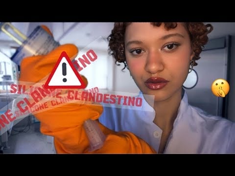 ASMR| SILICONE EM CLINICA *CLANDESTINA*