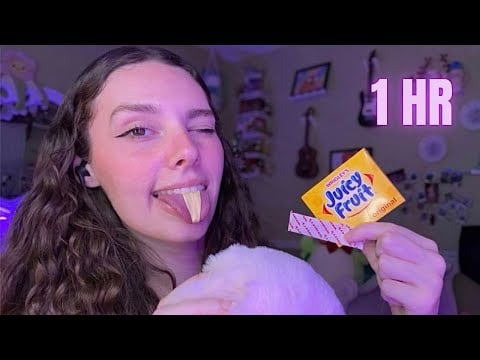 ASMR | 100% Sensitivity Gum Chewing + Mic Brushing = INSANE Tingles ✨