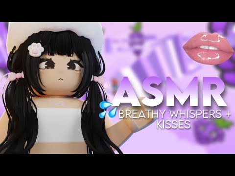ROBLOX ASMR★ Breathy whispers + trigger words and kisses for sleep 💤😴