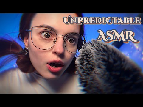 ASMR Unpredictable Fast and Aggressive , Mouth Sounds, Hand Visuals