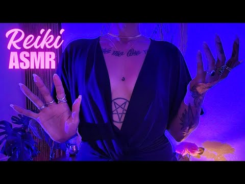 Reiki ASMR l energy cleanse l energy healing l finger fluttering l hand movements l hypnotic