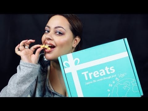 ASMR| Treats Box - Trying Treats from India! ~Crunchy Eating Sounds~