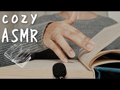 ASMR Cozy Time (Book Tapping, Scratching But 95% Page Turning) (No Talking) *Relaxing*