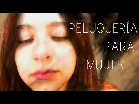 ASMR PELUQUERÍA PARA MUJER. Role Play. Tratamiento habitual de cabello