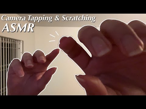 ASMR ｜Camera Scratching and Tapping with fingers, ear cleaner, and pen（No Talking）