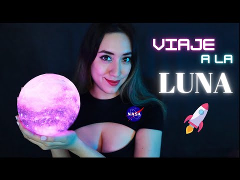 ASMR VIAJE a la LUNA 🚀 Meditación Guiada | ASMR Roleplay ESPAÑOL 🚀 Argely ASMR