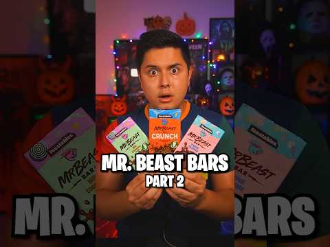 @MrBeast Bars Review Part 2! 🍫 | #ASMR #shorts