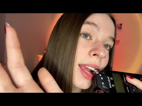 АСМР прикоснусь к тебе и покусаю ушки⋆˚꩜｡[звуки рта,движения рук,неразборчивый шёпот]