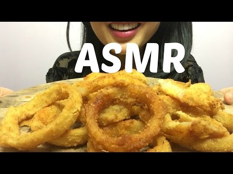 ASMR ONION RINGS NO TALKING (EXTREME CRUNCH EATING SOUND) | SAS-ASMR