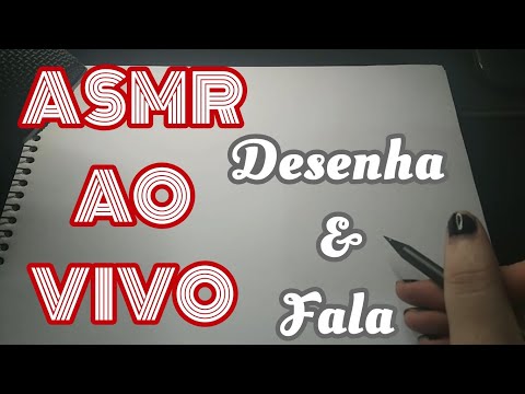 LIVE DE ASMR & DESENHO - 2