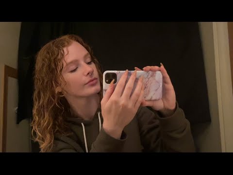 First ASMR Video| Camera Tapping, Scratching and Tracing 💕