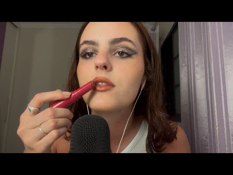 ASMR NÃO INTENCIONAL ME MAQUIANDO