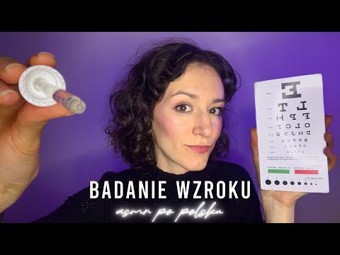 Badanie wzroku – masz coś w oku | ROLEPLAY ASMR po polsku