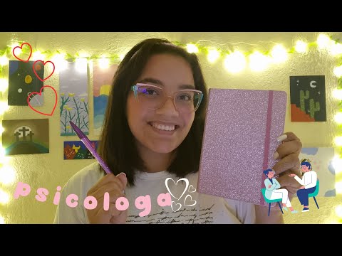 ASMR PSICÓLOGA | CUIDANDO DE VOCÊ 🩷🥰