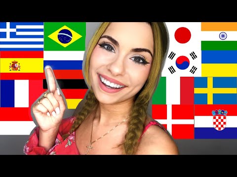 ASMR in 40+ DIFFERENT LANGUAGES ❤️ (French, Portuguese, Korean, German, Russian, Arabic...)