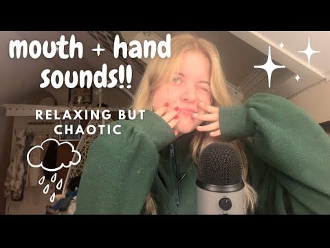 asmr | mouth and hand sounds + movements!! *some rambles*