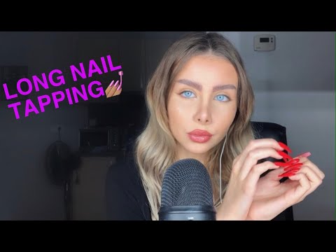 VERY LONG NAIL TAPPING ASMR