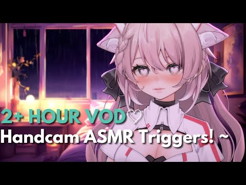 ASMR Handcam Triggers! ~ ♡ (Binaural) (3DIO)