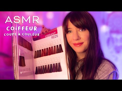 ASMR FR | Roleplay coiffeur réaliste ✂️ Coupe/couleur/coiffage