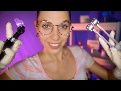 ASMR Unclogging Your Ears (Deep Ear Cleaning) Otoscope Exam - Personal Attention roleplay