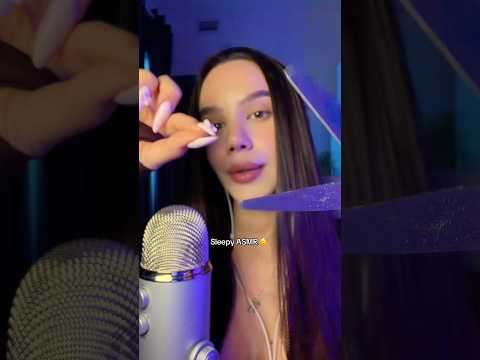 Sleepy ASMR triggers 😴 my favs #asmr #asmrvideo #asmrsounds #sleep #tingles