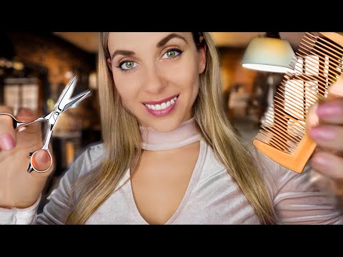 ASMR 3h Sleep Inducing Barbershop Roleplay Beard care, SPA, Massage and HAIRCUT, Rain sounds