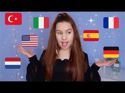 [ASMR] IN DIFFERENT LANGUAGES😍 | ASMR Marlife