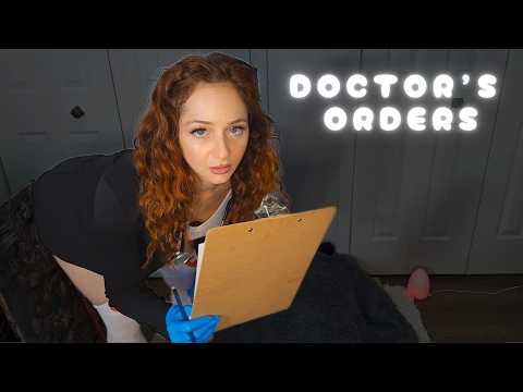 [ASMR] - 💙Flirty Doctor Gives you a Head to Toe Exam👩🏼‍⚕️🩺